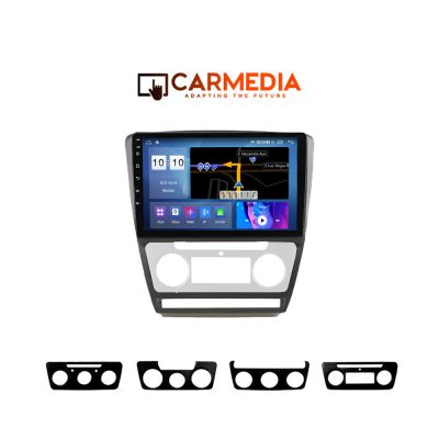CARMEDIA CM81036-12 PRO PLUS TABLET 10.36'' OEM SKODA OCTAVIA 5 2005-2012 A/C-CLIMA BLACK