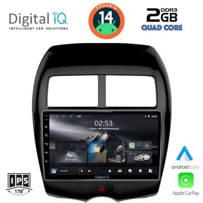 DIGITAL IQ RSB 1430_CPA (10inc) MULTIMEDIA TABLET for MITSUBISHI ASX mod. 2009> - PEUGEOT 4008 mod. 2012-2018