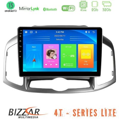 Bizzar 4T Series Chevrolet Captiva 2012-2016 4Core Android13 2+32GB Navigation Multimedia Tablet 10"