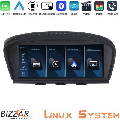 Bizzar  BMW 3er/5er E90/E92/E60 CIC Linux Apple CarPlay | Android Auto screen 10.25″ HD Anti-reflection