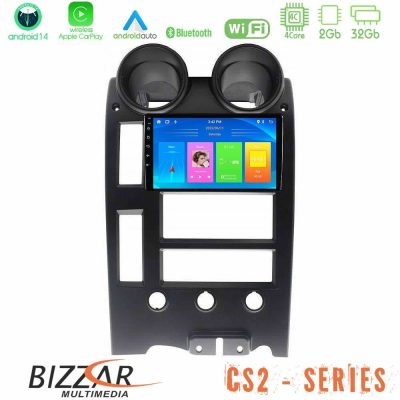 Bizzar CS2 Series 4Core Android14 2+32GB Hummer H2 2002-2007 Navigation Multimedia Tablet 9″ Με Carplay & Android Auto