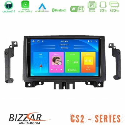 Bizzar CS2 Series 4Core Android14 2+32GB Mercedes Sprinter/VW Crafter 2006-2018 Navigation Multimedia Tablet 9″ Με Carplay & Android Auto
