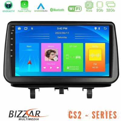 Bizzar CS2 Series 4Core Android14 2+32GB Opel Meriva B 2010-2017 Navigation Multimedia Tablet 9″ Με Carplay & Android Auto