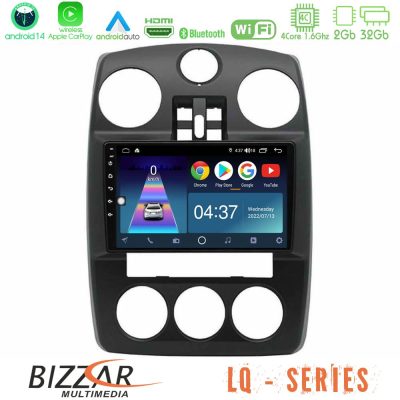 Bizzar LQ Series 4Core Android14 2+32GB Chrysler PT-Cruiser 2000-2005 Navigation Multimedia Tablet 9″ Με Carplay & Android Auto
