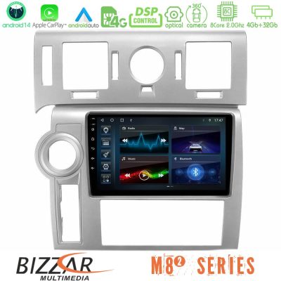Bizzar M8² Series 8Core Android14 4+32GB  Hummer H2 2008-2009 Navigation Multimedia Tablet 9" Με Carplay & Android Auto