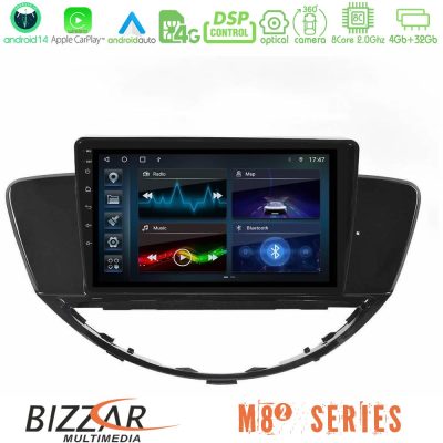 Bizzar M8² Series 8Core Android14 4+32GB  Subaru Tribeca 2007-2014 Navigation Multimedia Tablet 9" Με Carplay & Android Auto