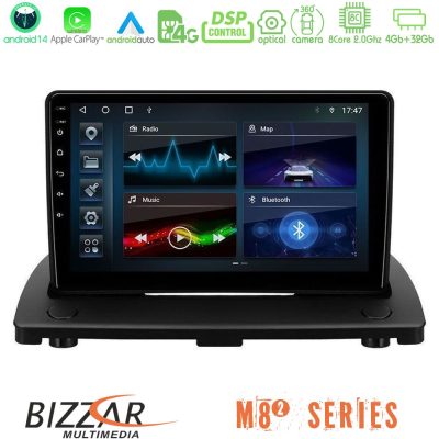 Bizzar M8² Series 8Core Android14 4+32GB  Volvo XC90 2006-2014 Navigation Multimedia Tablet 9" Με Carplay & Android Auto