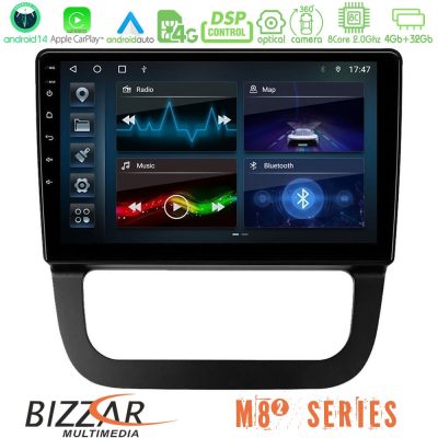 Bizzar M8² Series 8Core Android14 4+32GB  VW Jetta Navigation Multimedia Tablet 10" Με Carplay & Android Auto
