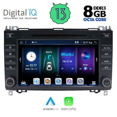DIGITAL IQ BXE 868_CPA (8" DVD) MULTIMEDIA SYSTEM for MERCEDES A – B – SPRINTER – VITO – VIANO mod. 2004-2020