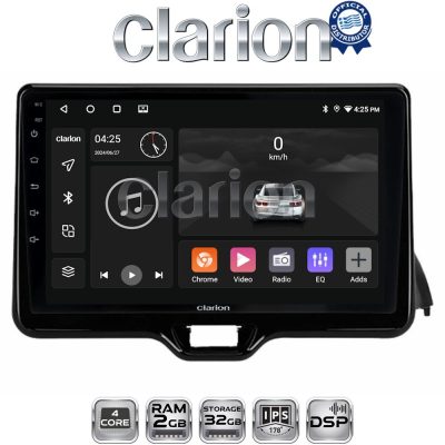 CLARION GL31554 Οθόνη OEM Multimedia Αυτοκινήτου για TOYOTA YARIS 2020> (CarPlay/AndroidAuto/BT/GPS/WIFI/GPRS)