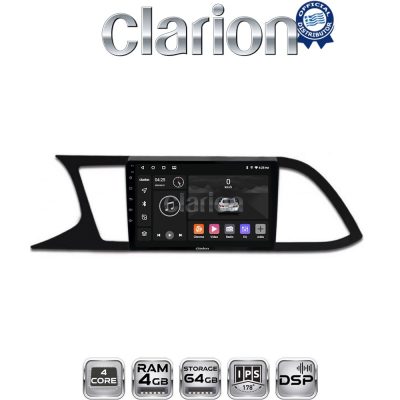 CLARION GL32306 Οθόνη OEM Multimedia Αυτοκινήτου για SEAT LEON 2012>  (CarPlay/AndroidAuto/BT/GPS/WIFI/GPRS)