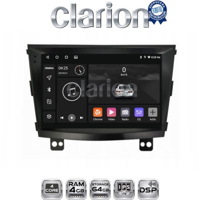 CLARION GL32433 Οθόνη OEM Multimedia Αυτοκινήτου για SsangYong Tivoli - XVL 2015 > 2019  (CarPlay/AndroidAuto/BT/GPS/WIFI/GPRS)