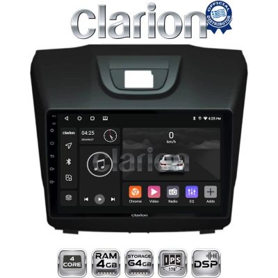 CLARION GL32435 Οθόνη OEM Multimedia Αυτοκινήτου για ISUZU DMAX 2012> (CarPlay/AndroidAuto/BT/GPS/WIFI/GPRS)