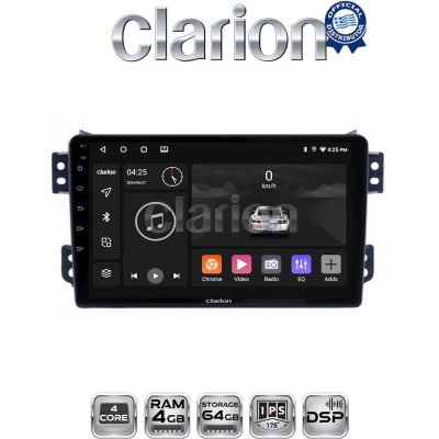 CLARION GL32540 Οθόνη OEM Multimedia Αυτοκινήτου για OPEL AGILA - SUZUKI ALTO 2008> (CarPlay/AndroidAuto/BT/GPS/WIFI/GPRS)