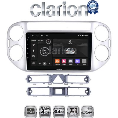 CLARION GL32590 Οθόνη OEM Multimedia Αυτοκινήτου για VW TIGUAN 2007>2017 (CarPlay/AndroidAuto/BT/GPS/WIFI/GPRS)