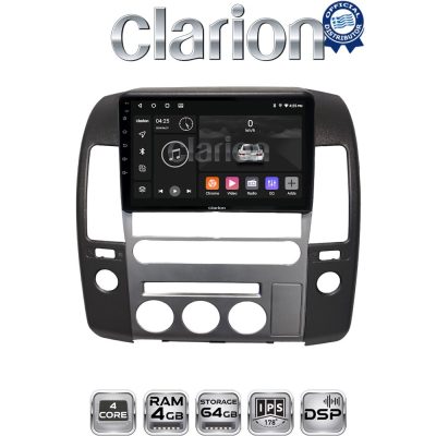 CLARION GL32683 Οθόνη OEM Multimedia Αυτοκινήτου για Nissan Navara 2006 > 2016 (CarPlay/AndroidAuto/BT/GPS/WIFI/GPRS)