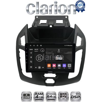 CLARION GL32858 Οθόνη OEM Multimedia Αυτοκινήτου για Ford Transit 2013 > 2015 (CarPlay/AndroidAuto/BT/GPS/WIFI/GPRS)
