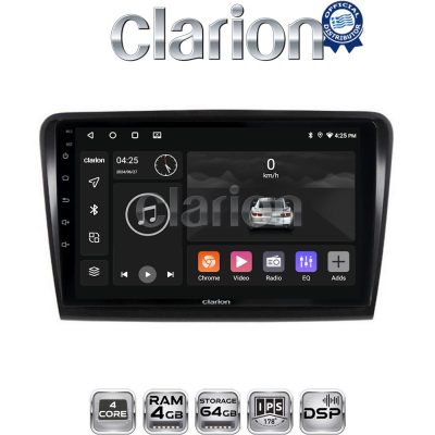 CLARION GL32982 Οθόνη OEM Multimedia Αυτοκινήτου για SK SUPERB 2008>2015 (CarPlay/AndroidAuto/BT/GPS/WIFI/GPRS)