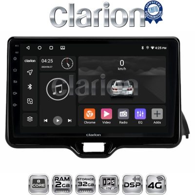 CLARION GL71554 Οθόνη OEM Multimedia Αυτοκινήτου για TOYOTA YARIS 2020> (CarPlay/AndroidAuto/BT/GPS/WIFI/GPRS)