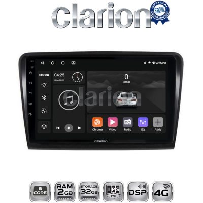 CLARION GL71982 Οθόνη OEM Multimedia Αυτοκινήτου για SK SUPERB 2008>2015 (CarPlay/AndroidAuto/BT/GPS/WIFI/GPRS)
