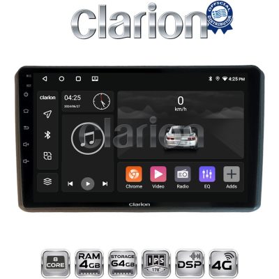 CLARION GL72312 Οθόνη OEM Multimedia Αυτοκινήτου για MITSUBISHI OUTLANDER 2001 > 2006 (CarPlay/AndroidAuto/BT/GPS/WIFI/GPRS)