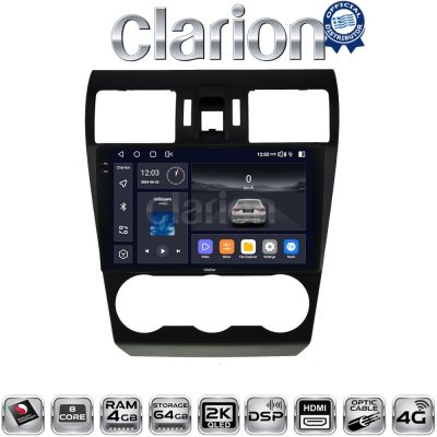 CLARION GL74262 Οθόνη OEM Multimedia Αυτοκινήτου για SUBARU IMPREZA-FORESTER 2013> (CarPlay/AndroidAuto/BT/GPS/WIFI/GPRS)