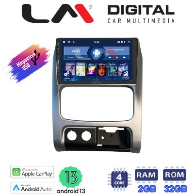 LM Digital - LM ZA4736 GPS Οθόνη OEM Multimedia Αυτοκινήτου για JEEP CHEROKEE & LIBERTY 2002-2007 (CarPlay/AndroidAuto/BT/GPS/WIFI/GPRS)