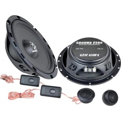 GZIC 650FX
165 mm / 6.5″ 2-way component speaker system