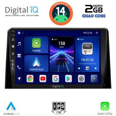 DIGITAL IQ BXC 3082_CPAA (10inc) MULTIMEDIA TABLET for CITROEN BERLINGO – OPEL COMBO – PEUGEOT PARTNER – TOYOTA PROACE mod. 2018> - FIAT DOBLO mod. 2022>