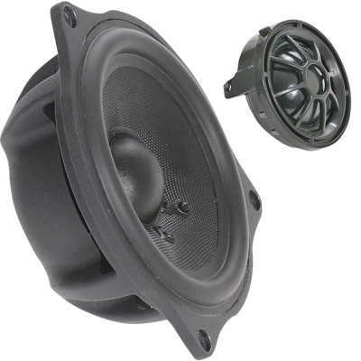 Car specific 100 mm / 4″ 2-way speaker system