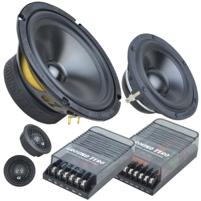 GZRC 165.3SQ
165 mm / 6.5″ 3-way SQ component speaker system