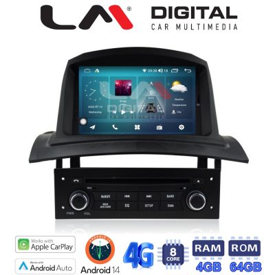 LM Digital - LM C8138 GPS Οθόνη OEM Multimedia Αυτοκινήτου για RENAULT Megane2 2002-2008 (CarPlay/AndroidAuto/BT/GPS/WIFI/GPRS)