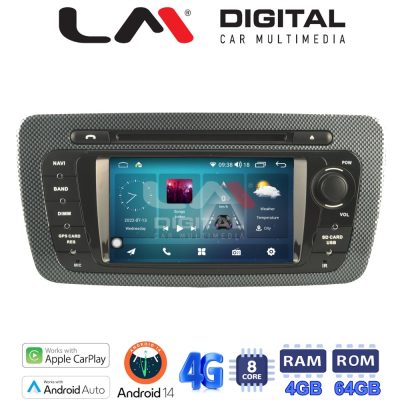 LM Digital - LM C8246 GPS Οθόνη OEM Multimedia Αυτοκινήτου για SEAT ibiza 2009-2015 (CarPlay/AndroidAuto/BT/GPS/WIFI/GPRS)