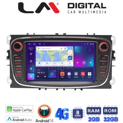 LM Digital - LM E8003B GPS Οθόνη OEM Multimedia Αυτοκινήτου για FORD FOCUS > 2011
FORD MONDEO 2007 > 2014
FORD GALAXY 2007 > 2014
FORD S-MAX 2008 > 2014 (CarPlay/AndroidAuto/BT/GPS/WIFI/GPRS)
