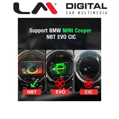 LM Digital - LM G836P7 NBT Οθόνη OEM Multimedia Αυτοκινήτου για MINI COOPER 2014> (CarPlay/AndroidAuto/BT/GPS/WIFI/GPRS)