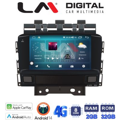 LM Digital - LM R8072 GPS Οθόνη OEM Multimedia Αυτοκινήτου για OPEL ASTRA J  2011 > 2015 (CarPlay/AndroidAuto/BT/GPS/WIFI/GPRS)