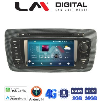 LM Digital - LM R8246 GPS Οθόνη OEM Multimedia Αυτοκινήτου για SEAT ibiza 2009-2015 (CarPlay/AndroidAuto/BT/GPS/WIFI/GPRS)