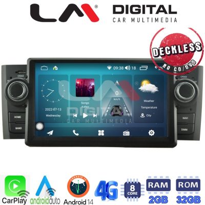 LM Digital - LM R8260 GPS Οθόνη OEM Multimedia Αυτοκινήτου για FIAT PUNTO/GRANDE PUNTO  (CarPlay/AndroidAuto/BT/GPS/WIFI/GPRS)
