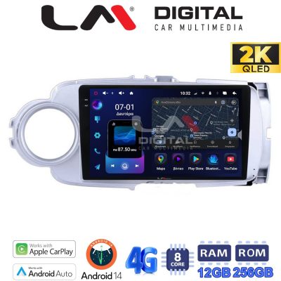 LM ZS8254 GPS Οθόνη OEM Multimedia Αυτοκινήτου για Toyota Yaris 2012 > 2015 Αν το αυτοκίνητο είναι υβριδικό, παρακαλώ ενημερώστε μας πριν την παραγγελία σας. (CarPlay/AndroidAuto/BT/GPS/WIFI/GPRS)