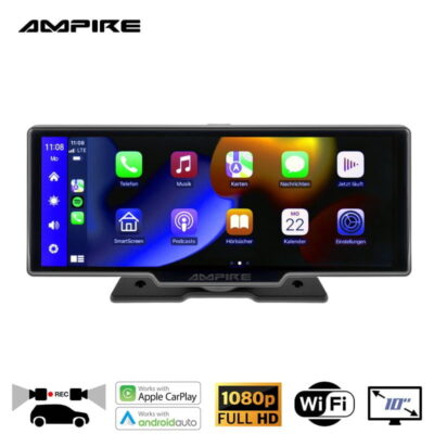 Ampire CPM101 Smartphone-Monitor 25.4cm (10'') με διπλή κάμερα AHD και λειτουργία RVC-
