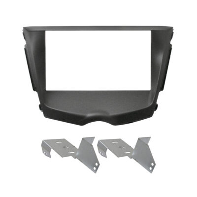 Πρόσοψη 2DIN με εξαρτήματα στερέωσης για Hyundai Veloster 2011>2017 – Χρώμα Μαύρο