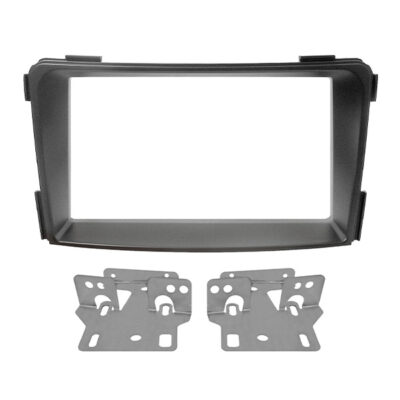 Πρόσοψη 2DIN με εξαρτήματα στερέωσης για Hyundai i40 2011>2021 – Χρώμα Μαύρο