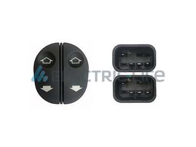 ΔΙΑΚΟΠΤΗΣ ΠΑΡΑΘΥΡΩΝ  FORD FIESTA - CONNECT - KA - TRANZIT  ( 8pin )     - διπλη φισα-διακοπτης χωρις comfor- ΟΕΜ Code : 96FG 14529 BC