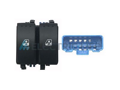 ΔΙΑΚΟΠΤΗΣ ΗΛΕΚ. ΠΑΡΑΘΥΡΩΝ  RENAULT MEGANE 2 - SCENIC 2     10pin    OEM Code : 8200107772  -  ΜΠΛΕ ΦΙΣΑ