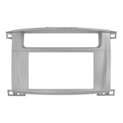 Πρόσοψη 2DIN με φρυδάκι για Lexus LX 470 2003>2007 – Toyota Land Cruiser J100 – Χρώμα Μεταλλικό Γκρι