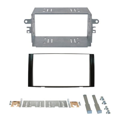 Πρόσοψη 2DIN Daihatsu Terios 2007> με μεταλλική βάση & εξαρτήματα στερέωσης – Χρώμα Μαύρο