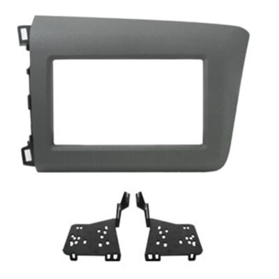 Πρόσοψη 2DIN με εξαρτήματα στερέωσης για Honda Civic 2012> – Χρώμα Ανθρακί